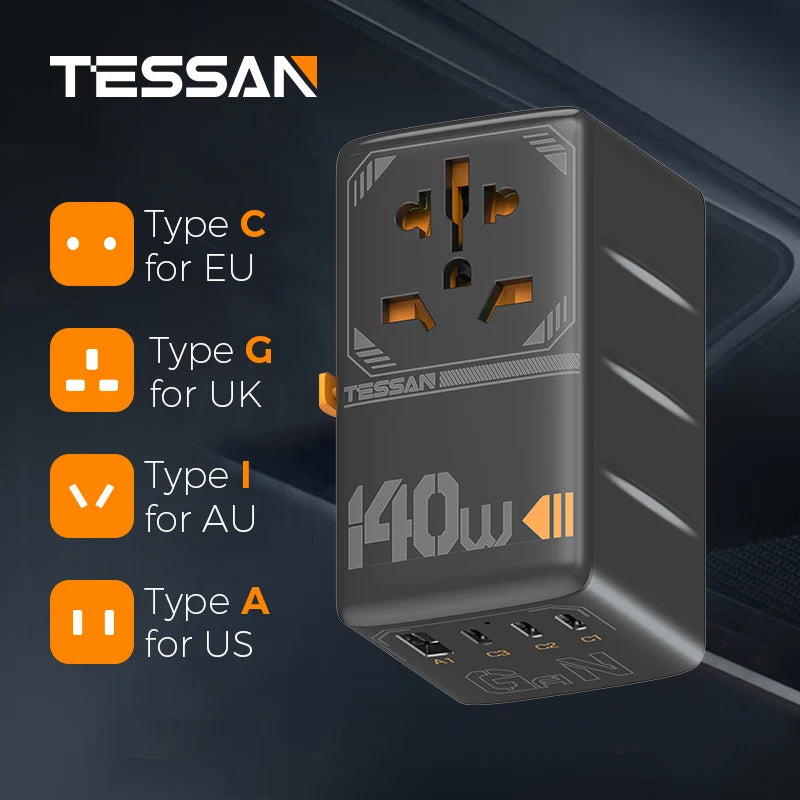 65W International Travel Adapter