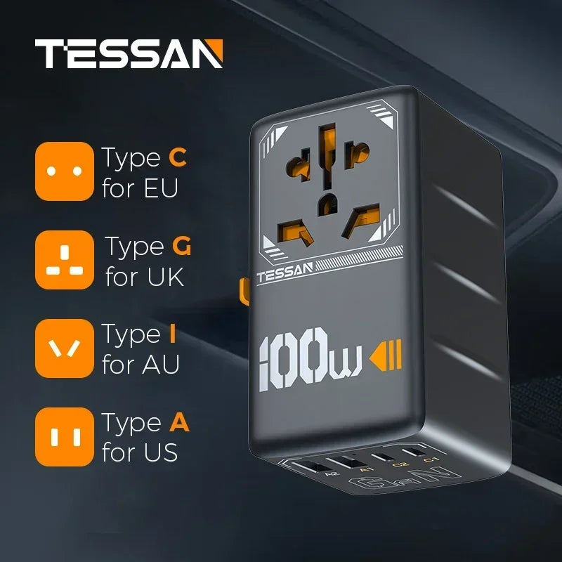 65W International Travel Adapter