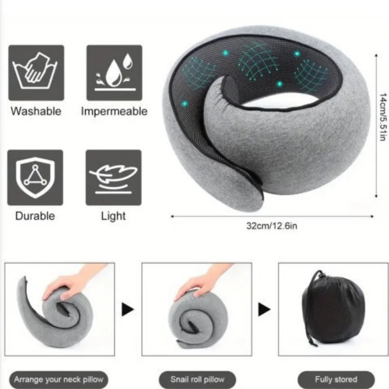 Neck Pillow with Memory Foam