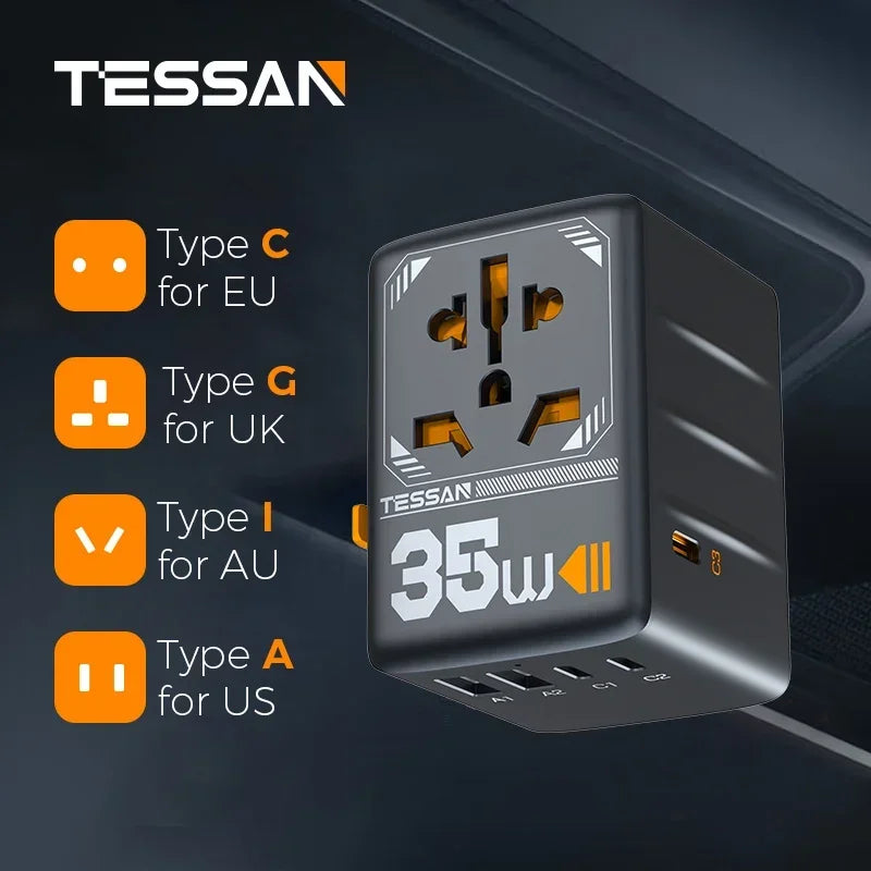 65W International Travel Adapter