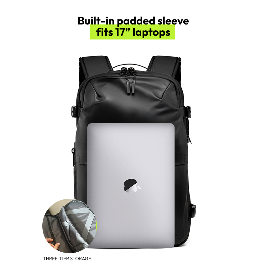 Atlas Vault • Vacuum Compression Backpack + Pump as a gift