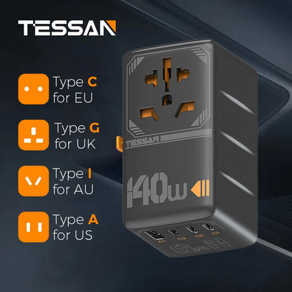 65W International Travel Adapter