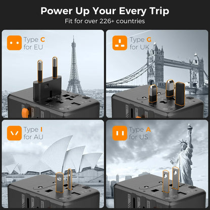 65W International Travel Adapter
